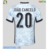 Camisa de time de futebol Portugal Joao Cancelo #20 Replicas 2º Equipamento Europeu 2024 Manga Curta